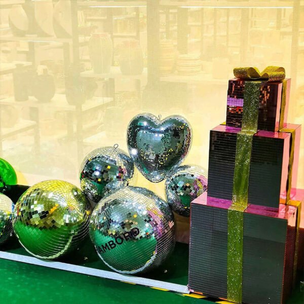 Custom disco balls sculptures gift boxes