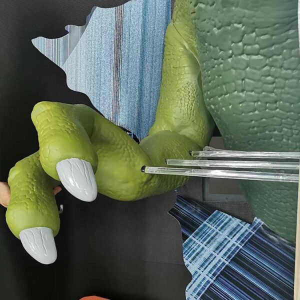 Details of fiberglass dragon animal statue