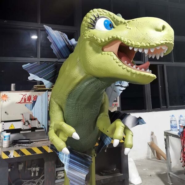 fiberglass dragon animal statue