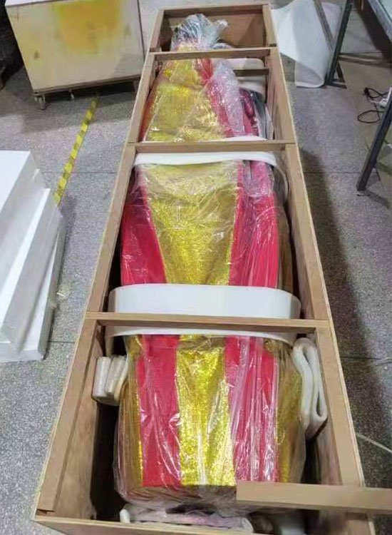 packing for large hot air balloon
