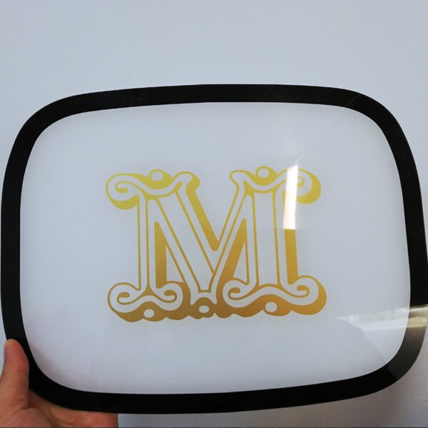 Printing acrylic sheet Maxmara logo