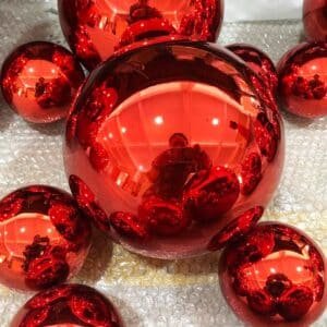 red stainless steel balls