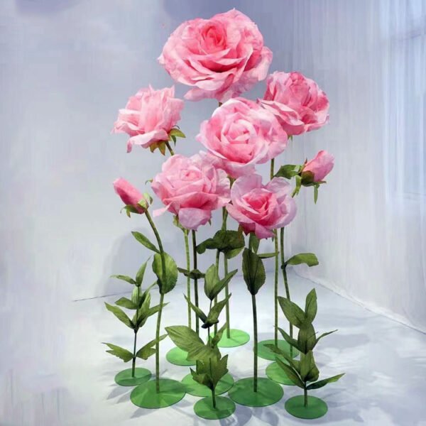 shop window display ideas with artificial rose