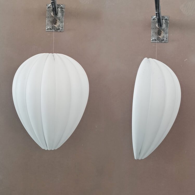 hanging fiberglass air balloon design for visual merchandising
