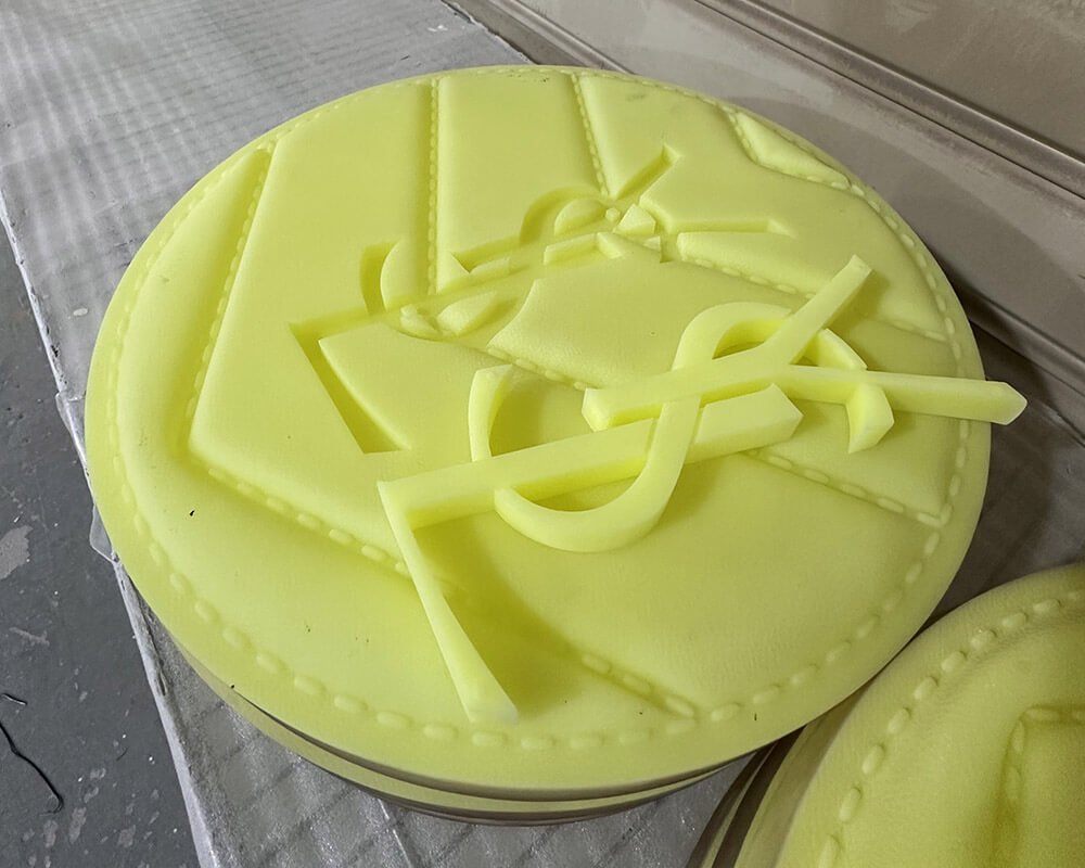3D printed YSL logo prop manufacturinng